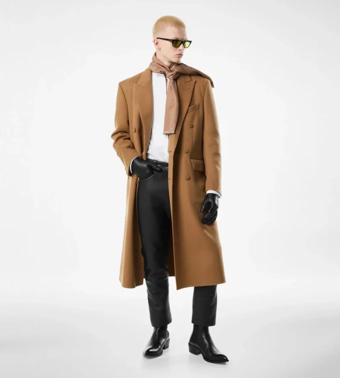 Wool Cashmere Double Splittable Coat