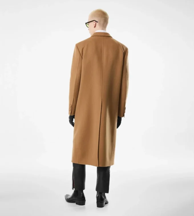 Wool Cashmere Double Splittable Coat