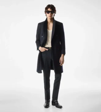 Wool Cashmere Light Tailored Coat