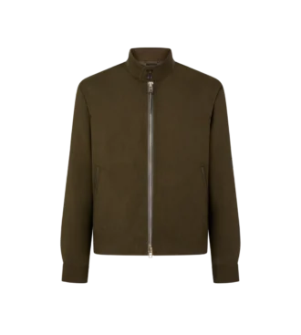Wool Cashmere Silk Reps Harrington