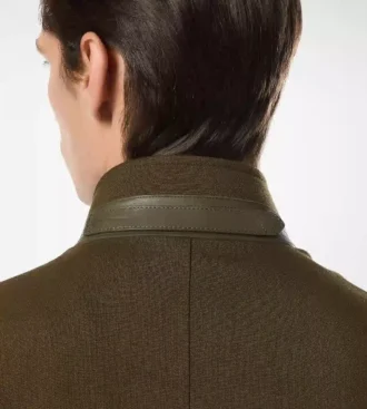 Wool Cashmere Silk Reps Harrington