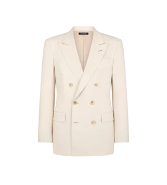 Wool Cashmere Silk Reps Jacket