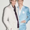 Irregular Peached Satin Jacket Irregular Peached Satin Jacket