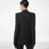 Wool Silk Blend Single Breasted Tuxedo Jacket Wool Silk Blend Single Breasted Tuxedo Jacket