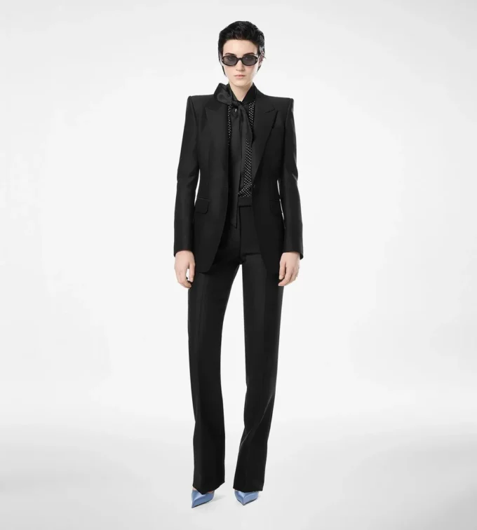 Wool Silk Radzmir Tailored Straight Pants Wool Silk Radzmir Tailored Straight Pants
