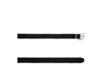 Woven Leather Oval Belt